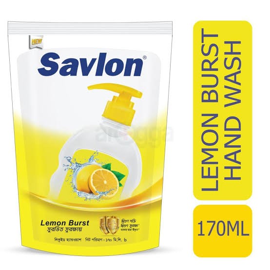 savlon handwash lemon burst 170ml