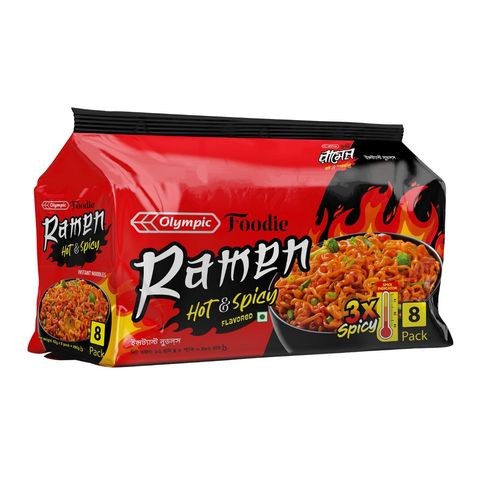 Foodie Ramen hot & spisy 3x 8p