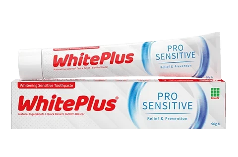 white plus pro sensitive toothpaste 90gm
