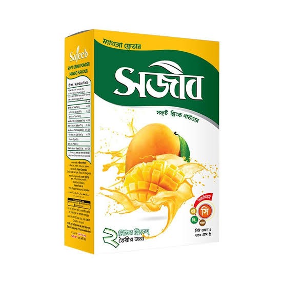 Sajeeb soft drink powder (mango) 250g