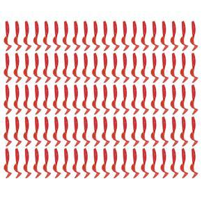 100pcs 4cm Soft Artificial Fishing Lures Swimbait Tail Grub Lures Worm Moggot Grub Lures Baits