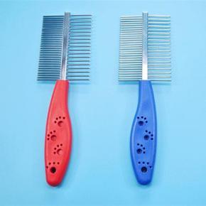 dog cat brush flea lice tick comb double side