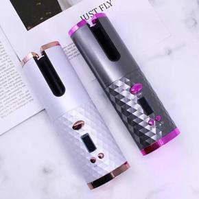 2023 Hair Curler USB Charge Hair Curling Iron Curls Waves Hair Styling Tools Cordless Ceramic Curly Rotating Styler Women