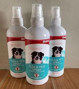 Bioline Dog Flea & Tick Spray Anti Tick and Flea Lice Spray 175ml