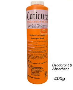 Cuticura Talcum Powder From Malaysia 400G