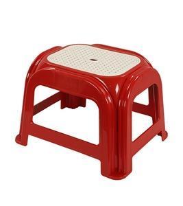 Trendy Short Net Stool Red-TEL