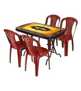 4pcs Chair & 1pcs Table Combo Set (02)-TEL