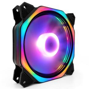 RGB Fan 12cm Chassis Fan Desktop Computer Silent Color Changing Fan
