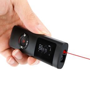 131Ft Mini Distance Measure LCD Backlight Display M/In/Ft Area and Volume Pythagorean Measurement Distance Measure Digital Lase-r Tape Measure
