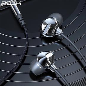 Rock Space Obsidian Stereo Earphones 3.5mm - Black