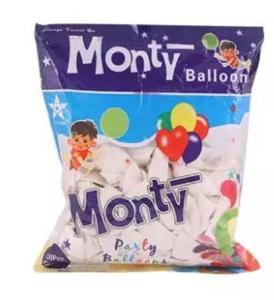 Exclusive Latex Party Balloon (White)-100pcs