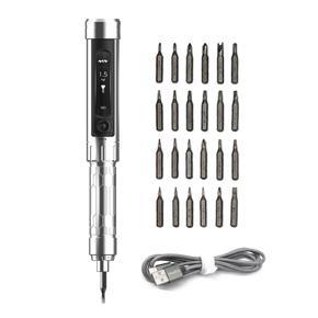 GMTOP MINIWARE ES15 Intelligent Motion Control Electric Screwdriver Handheld Portable Screwdriver High Precisions Cordless Screwdriver with OLED Display LED Lights Utility Computers Mobilephone Repair