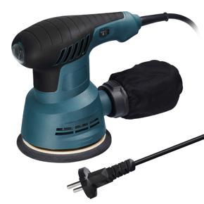 GMTOP 300W Handheld Electric Eccentric Sander 5 Inch 125mm Sanding Plate Electric Sander Wood Processing Furniture Car Polishing Machine with Dust Box 6 Speed Regulation