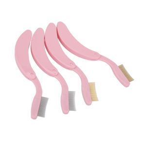 Eyebrow Comb, Stainless Steel Teeth Eyelash Grooming Brush for Makeup