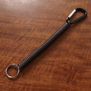 Tactical Lanyard Spring Rope Outdoor Hiking Camping Anti-lost Phone Keychain Creek