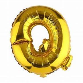 Alphabets  Balloon for Decoration -Golden