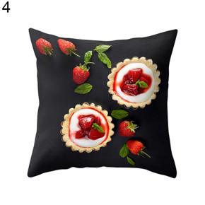 Breakfast Cake Pie Bread Throw Pillow Case Cushion Cover Sofa Bed Car Cafe Decor