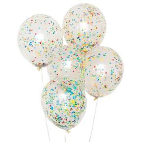 Glitter Confetti Transparent Balloon -10 ps.