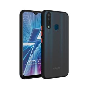 My choice Protective Sleek Vivo Y11/12/15/17 Back Cover Case Soft TPU Rubberised Matte Cover Complete Camera Protection
