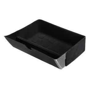 Storage Bin Carbon Fiber Center Console Drawer Tray for Tesla Model S / X 2012-2019