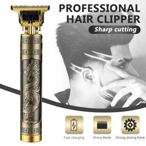 Vintage T9 Hair Cutting Machine Hair Trimmer Electric Hair Clippers Shaver Beard Trimmer Men Hair Cutting T Style Machine Rechargeable Hair Trimmer