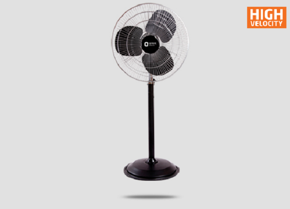 Orient Farata 500MM / 20" Full Metal Body Pedestal / Stand Fan One Way Moving (Matt Black) India