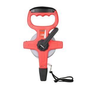 30m/98ft Professional Open Reel Long Tape Measure Retractable Tapeline Measuring Tool