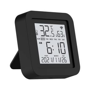 WiFi Temperature and Humidity Sensor,Indoor Hygrometer Thermometer with LCD Display Work with Alexa and Google Home