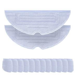 ARELENE 12Pcs Mop Cloth Pad for Roborock S7 T7S T7Plus G10 Robot Vacuum Microfiber VibraRise Mopping Pad Replacement Accessory