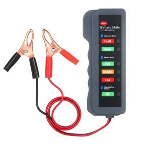12V Car batt-ery Alternator Tester LED Digital batt-ery Condition Alternator Charging Analyzer with Copper Clip LED for Car Motorcycle