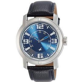 Fastrack Analog Blue Dial Mens Watch-NJ3021SL05C