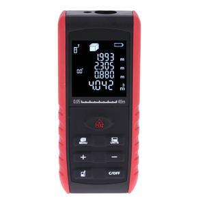 40m Portable Handheld Digital Laser Distance Meter Range Finder Area Volume Measurement with Angle Indication