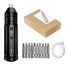GMTOP Mini Cordless Electric Screwdriver Portable Power Tools Set Rechargeable Multifunctional Electric Screwdriver