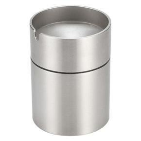 Stainless Steel Car Ashtray Smokeless Auto Cigarette Ashtray Ash Holder Creative Windproof Business Gift Car Car With Lid Ashtray