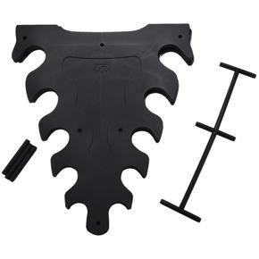QUANBU 2X Small Dumbbell Rack Weight Support Rack Dumbbell Floor Bracket Home Sports Equipment