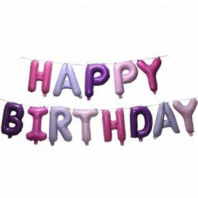Foil Birthday Banner - Multi Color