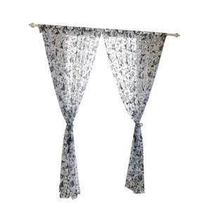 Fashion Butterfly Flower Tulle Voile Window Curtain Home Decor Drape Panel