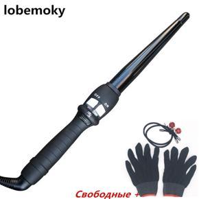 Digital Temperature Control Styling Tools Ceramic Cone Hair Curling Iron Tong Hair Curler Roller Curling Wand