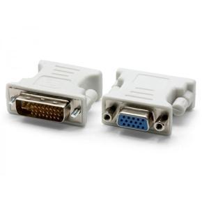 VGA Female converter adapter-white from DVI Mail for PC
