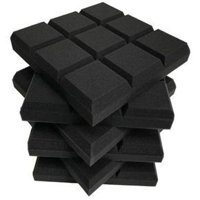 Acoustic Foam Panels, Beveled Block Tiles, Sound Panels Wedges Soundproof Sound Insulation Absorbing