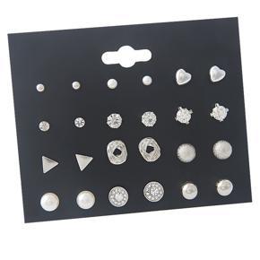 Ear Rings Set 12 Pairs / 24Pcs - Earrings For Women Womens Fashion earring