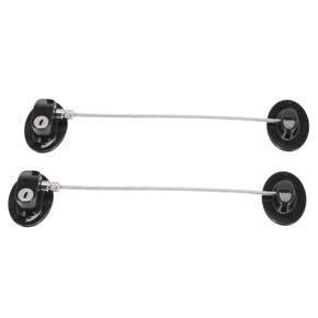 XHHDQES 6 Pieces Refrigerator Door Lock Strong Adhesive Freezer Door Lock File Drawer Lock Child Safety Cupboard Lock with Key