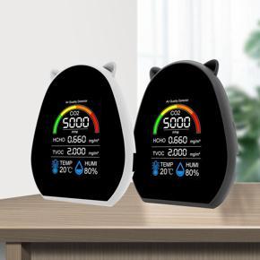 air quality monitor indoor-1 * air quality monitor
1 * usb cable-Black