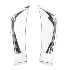 1 Pair Front Bumper Spoiler Air Vent Cover Side Canard Vent Outlet Air Inlet Trim Cover for Mercedes-Benz GLC 2020 2021