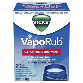 Vicks VapoRub Vaporizing Oitment 100gm (Germany)