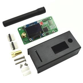 MMDVM hotspot Support P25 DMR YSF + OLED + Antenna + black Aluminum Case - black