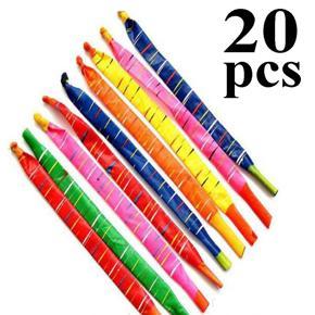 Rocket Balloon, Assorted Bright Color Screaming Balloon Rocket Giant Flying Whistle Balloons for Kid Party Supplies