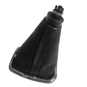 New 6 Speed Gear Shift Knob Gaitor Boot Black PU Leather for VW Golf Bora Jetta GTi MK4 1999-2004