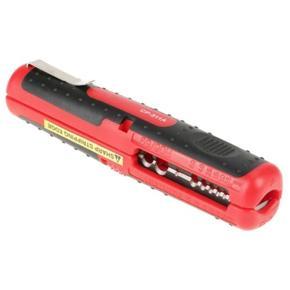 Multifunctional Cable Wire Stripper Stripping Cutter Pliers Handle Tool - Red + Black