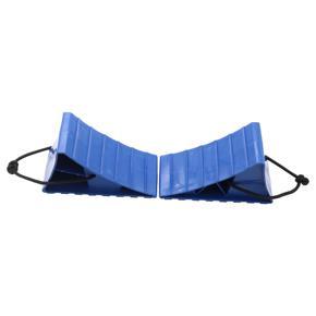 2PCS Large Wheel Chocks with Rope for RV Camper Car Tire Chocks Trailer Solid Heavy Duty Wheel Chocks